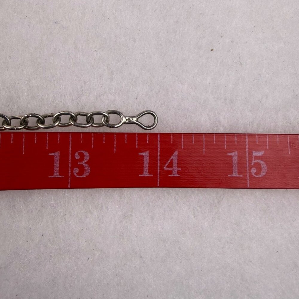 Sterling Silver Sculpted Collar Necklace - Silver - Picture 4 of 4